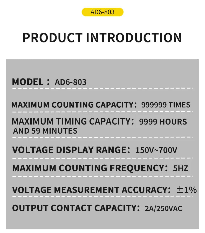 LCD Digital Three-Phase Power Supply Motor Overvoltage And Undervoltage Elevator Phase Sequence Protection Relay