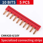 6MM DIN Rail Terminal Blocks Free Splicing Compact Quick Lever Wiring Connector Spring Cable Connection Terminal Press 32A 450V