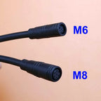 1pcs M6 M8 2 3 4 5 6 Pin Electric Bicycle Butt Joint Plug For Ebike Display Cable Male to Female Waterproof Aviation Connector