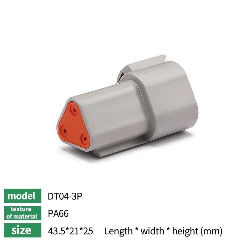 588pcs Deutsch Type Connector Kit Waterproof Wire DT Series Connector set DT06 04 2/3 / 4 pin 6/8/12 pin Sealed Plug