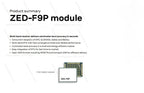 ZED F9P RTK Positioning Module Centimeter Level Accuracy F9K 01B 02B 04B 15B for UAV Surveying Robotics