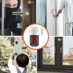Magnetic Sensor Burglar Alarm Battery Powered Plastic Door Magnetic System Smart Wireless High Decibel Alarm Office Security