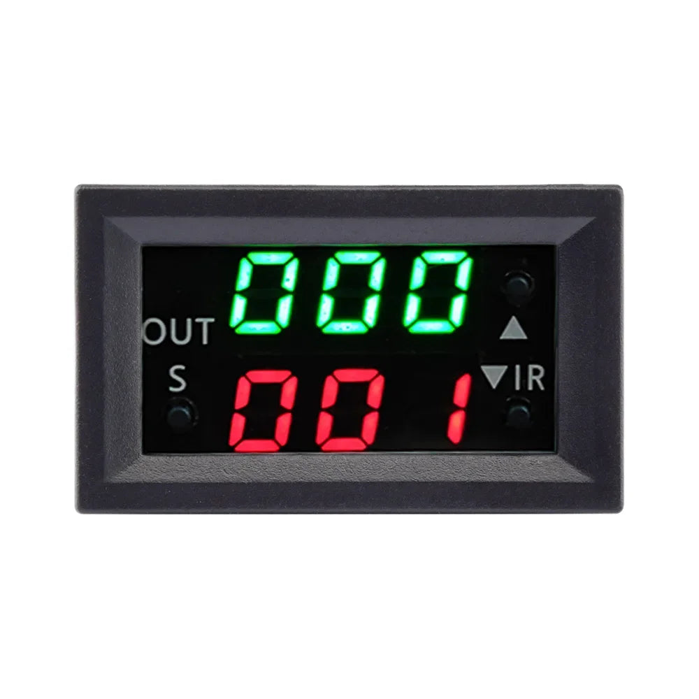 DC 12V Dual LED Display Time Relay Relay Module Timing T2401-N Digital Timer Relay Timing Delay Cycle Time Control Switch Home
