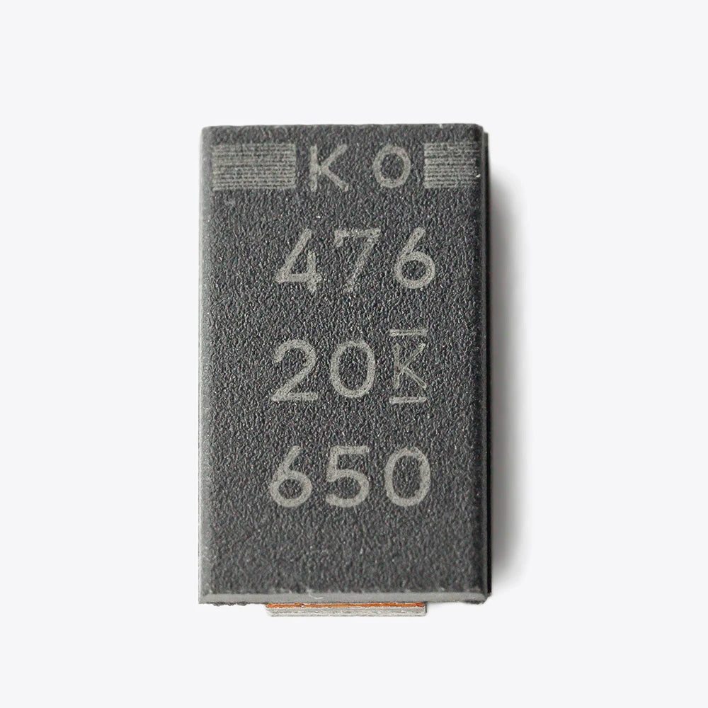 10pcs/lot 20V 47uF 7343 T521V476M020ATE090 Type D Ultra-Thin SMD Polymer Tantalum Capacitors Low ESR New and original