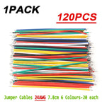 New 120/350/560/840PCS Breadboard Jumper Wire Kit 14 Lengths Assorted for Breadboard DIY Kits 26AWG 7.8cm Jumper