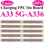 10Pcs USB Charger Charging Port FPC Connector For Samsung Galaxy A12 A22 A32 A52 A72 A02 A03 A13 A23 A33 A53 A73 Plug On Board