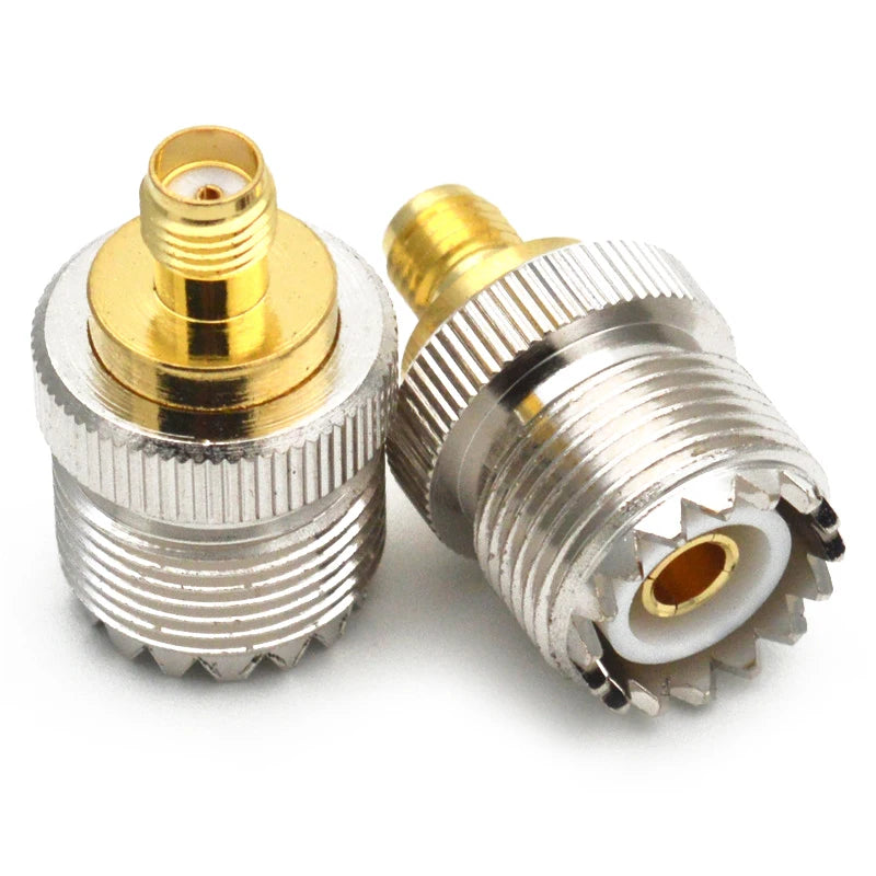 RF Connector SMA to SMA BNC UHF N Male Female Adapter RP SMA to PL259 SO239 Straight Copper Brass Converter