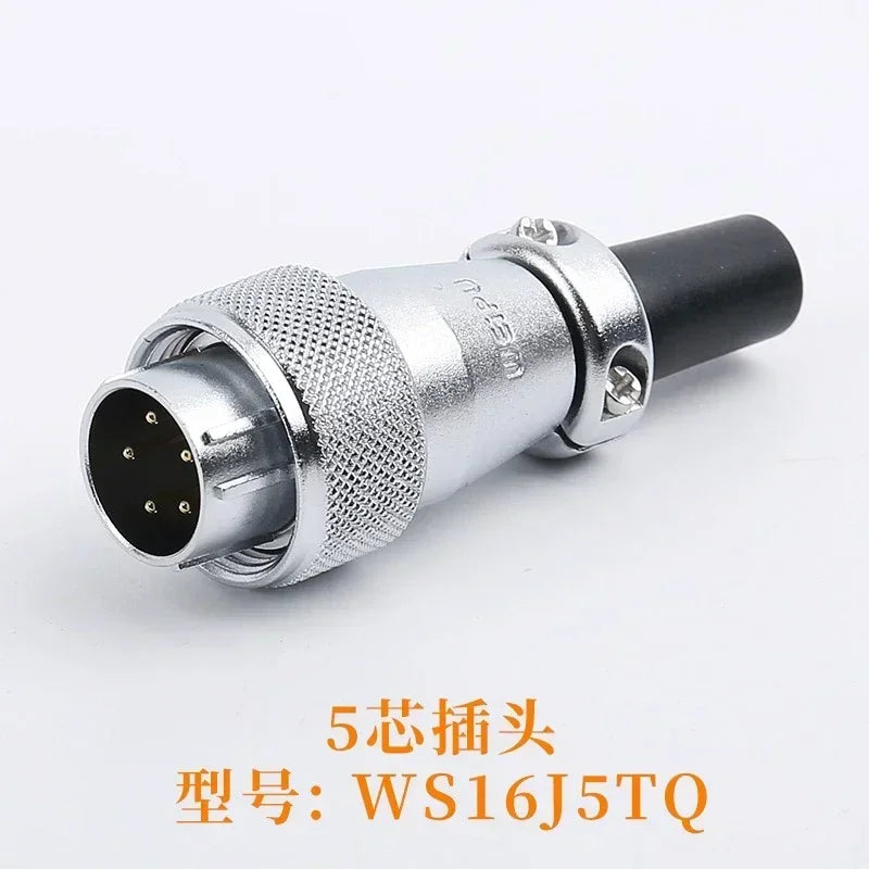 WEIPU WS16 TQ Male Plug 2pin 3pin 4Pin 5Pin 7Pin 9Pin 10Pin Signal Adapter Power Circular Connector Waterproof IP65 M16