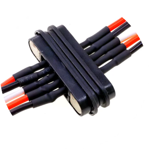 3A Magnetic Spring Loaded Pogo Pin Connector 24VDC LED Snap-on JST SM JR Servo Extended Cable 5/6/7/8/9 Pin Male Female Blind