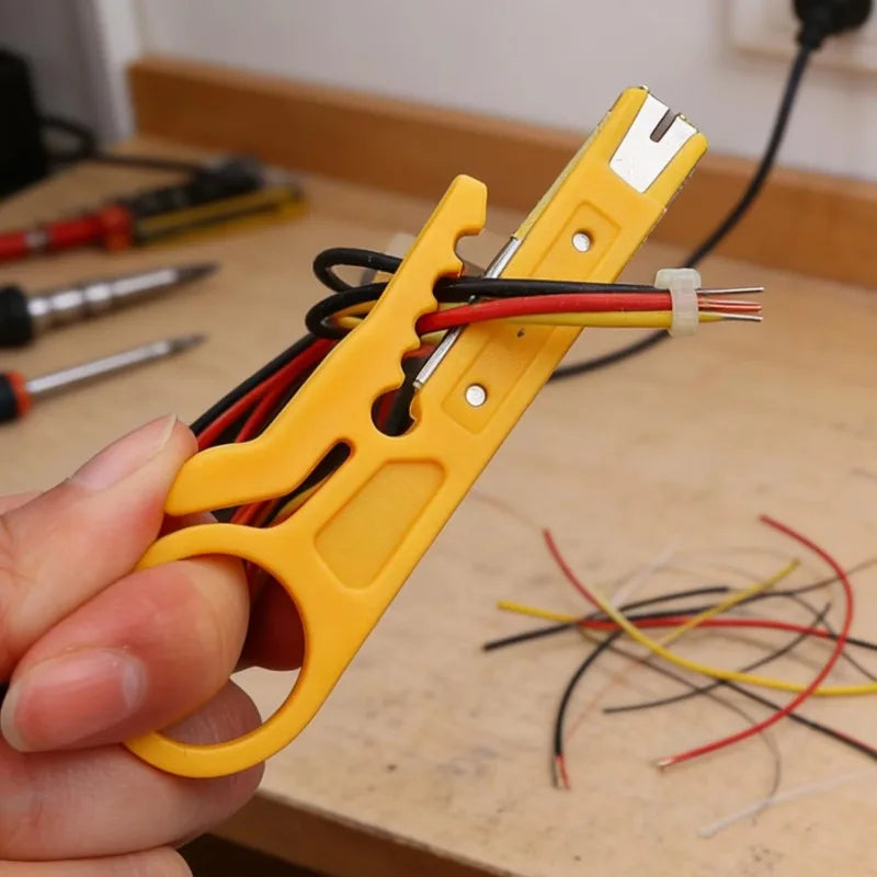 Network Wire Stripper Mini Cable Stripper Tools for RJ45 CAT5 CAT6 Data Lines Wire Knife Crimper Pliers Electricians Hand Tools