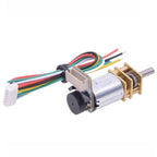GA12 N20 Encoder DC 6V Mini Micro Metal Gear DC Motor Gearwheel High Torque 15 25 50 70 100 150 300 500 1500RPM 7PPR Hall Sensor