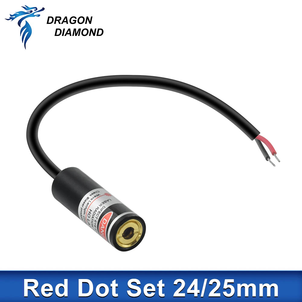 CO2 Diode Module Red Dot Set Positioning DC 5V Laser Engraver CO2 Laser Lens For DIY Co2 Laser Engraving Cutting Head