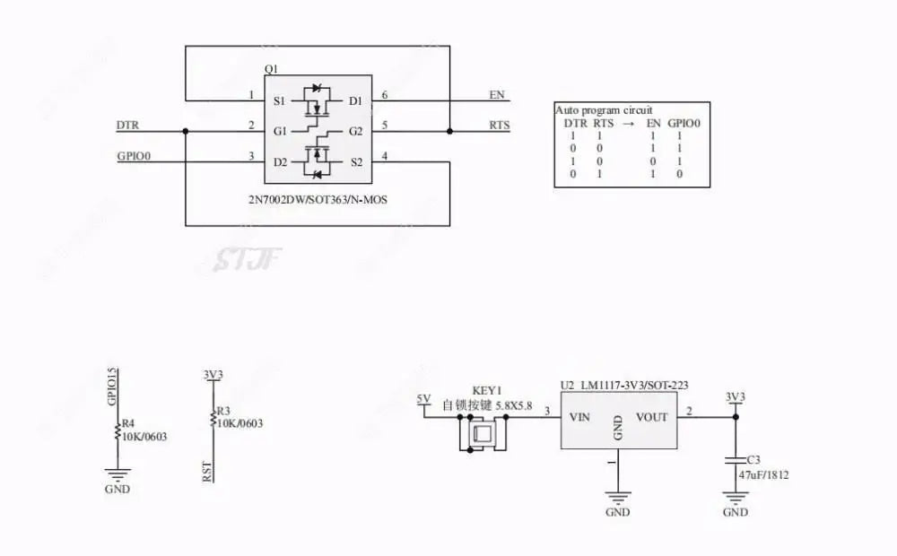 ESP8266 ESP-WROOM-32 ESP32-WROVER Development Board Test Programmer Socket Downloader for ESP-01 ESP-12F ESP-07S ESP-12S ESP32