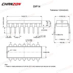 10PCS 74HC00N 74HC02N 74HC04N 74HC08N 74HC14N 74HC32N 74HC86N 74LS00N 74LS02N 74LS04N 74LS08N 74LS32N DIP DIP14 IC New Original