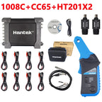 Hantek 1008C Automotive Oscilloscope with Passive Attenuator HT201 HT25 Auto PC Storage USB 8 Channels Programmable Generator
