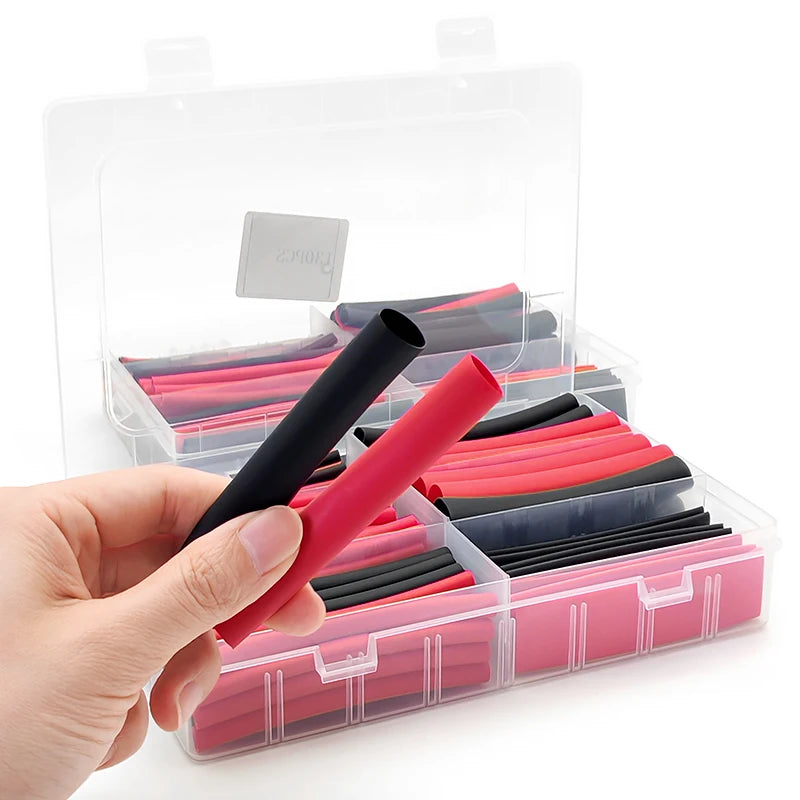 DIY Repair Heat Shrink Tube Assortment 3:1&4:1 Dual Wall Adhesive Flame Retardant Insulator For All Kinds Electrical Wire Cable