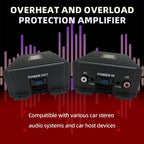 Car DSP Amplifier Hi-Fi Booster Audio Digital Sound Processors 4*80W for Android Speaker Subwoofer Power Car Radio Stereo AMP
