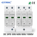 GTRIC 2P 3P DC SPD Surge Protective Device 500V 600V 800V 1000V 40KA 60KA Voltage Protector Solar PV Low-voltage Arrester Device