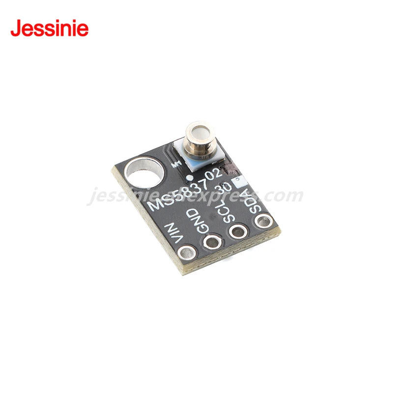 2pcs/1pc MS5837 02BA 30BA High Precision Gas/Liquid Waterproof Pressure Sensor Module  300~1200mbar 0~30bar I2C Communication