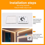 Wifi Bluetooth COB LED Neon Strip Light Wall Touch 23key Remote Control 220V Dimmer Power Kit 5m 10m 20m 0.5m 240LED/m Flex Lamp
