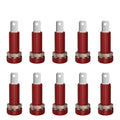 JZDZ 10pcs 4mm Banana Socket Binding Post Nut Banana Plug Jack Electrical Connector Terminal Test Hole DIY Parts Tools J.40015