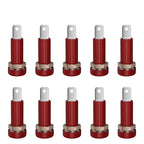 JZDZ 10pcs 4mm Banana Socket Binding Post Nut Banana Plug Jack Electrical Connector Terminal Test Hole DIY Parts Tools J.40015