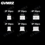 180PCS PH2.0 JST Male Female Plug Socket PH 2.0mm Connector kit Straight Pin 2P 3P 4P Pitch 2.0mm