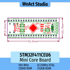 STM32F411CEU6 STM32F411CE STM32F411 STM32F4 Black Pill ARM STM32 Minimum System Development Board Demo Board Core Board