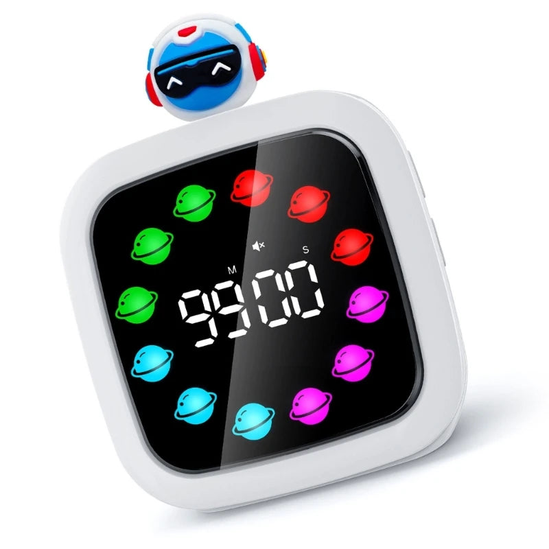 Visual Timer Management Tool Countdown Kids Timer Clock For Child Learners Home, School Quiet Operation