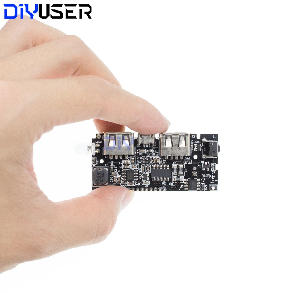 Dual USB 5V 3.1A 18650 Battery Charger Board Power Bank Module DIY for Phone LED LCD ESP8266