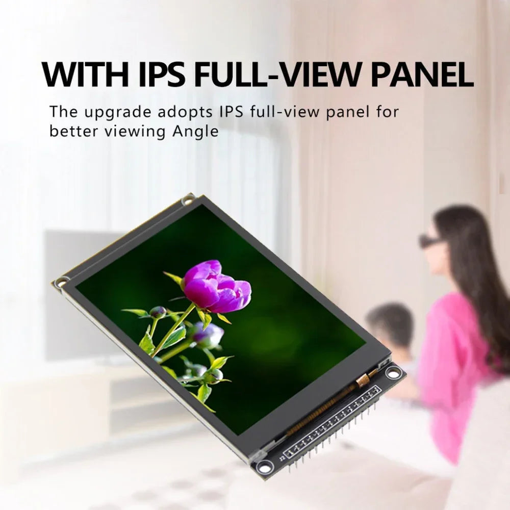 3.5 Inch IPS LCD Display Module 480x320 Capacitive Touch Screen ST7796 TFT SPI LCD Module for Mega2560/C51/STM32/ESP32/Arduino