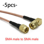 RG316 SMA to SMA / RP-SMA RF Coaxial Cable Male Plug Female Jack Connector Jumper Pigtail Antenna Extension Wire WiFi FPV Radio