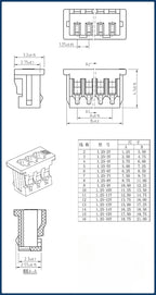 10pcs MX1.25mm 2/3/4/5/6/7/8/9/10/11/12Pin Electronic Terminal Wire Cable Connector 28AWG Plug 10CM/20cm/30CM Long