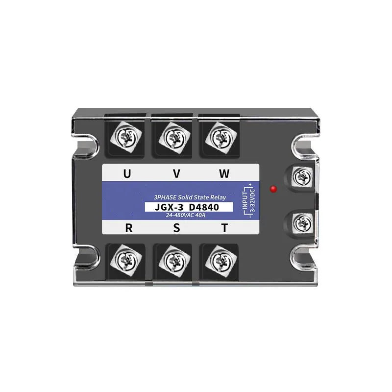 Three-phase Solid-state Relay JGX-3 D4840 DC Controlled AC 380V 10A 40A 100A 120A 200AContactless Contactor