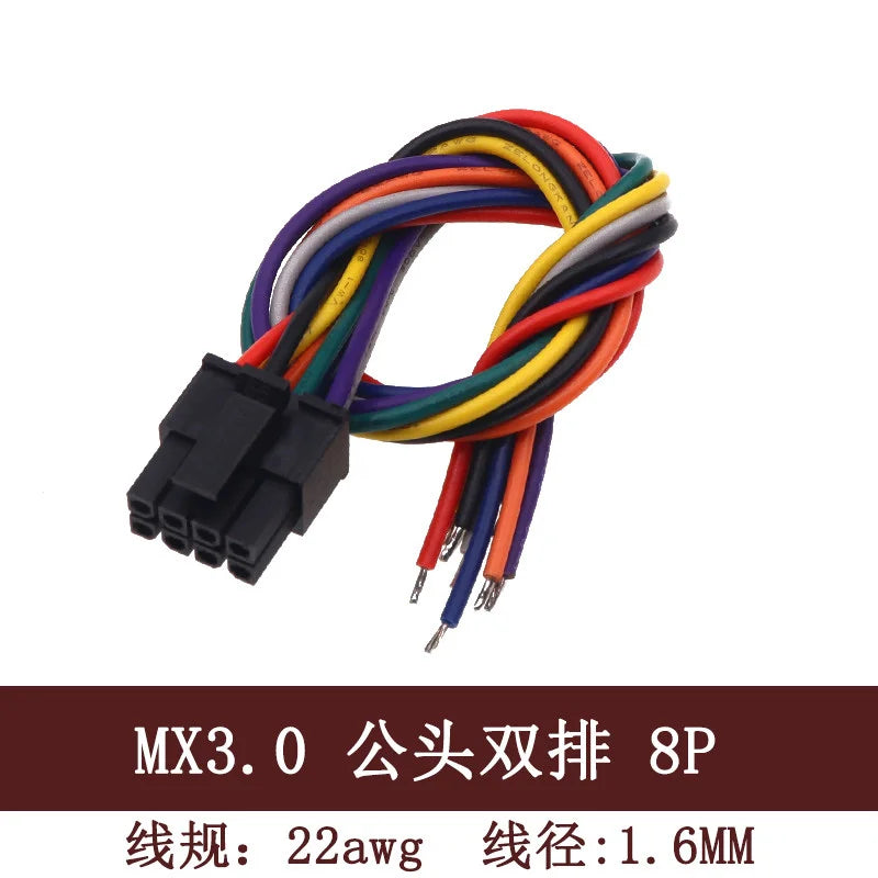 5PC Micro-fit Molex MX3.0 43025 43020 22AWG Dual Row Small 5557 5559 Male Female Air Dock Electronic Terminal Wire Cable Harness