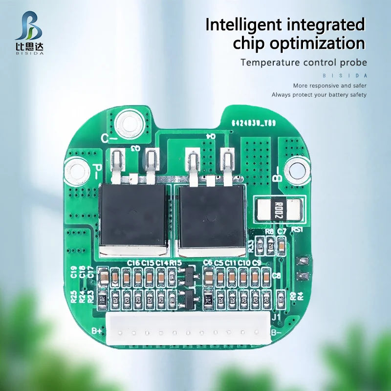 Bisida 10S 36V BMS 15A Different ports Integrated IC For Scooter 18650 Battery