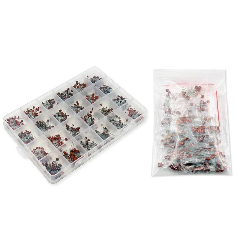 Ceramic Capacitors Kit 3600PCS 960PCS 300PCS Electronic Components Package Capacitor Assorted Samples Diy KIT
