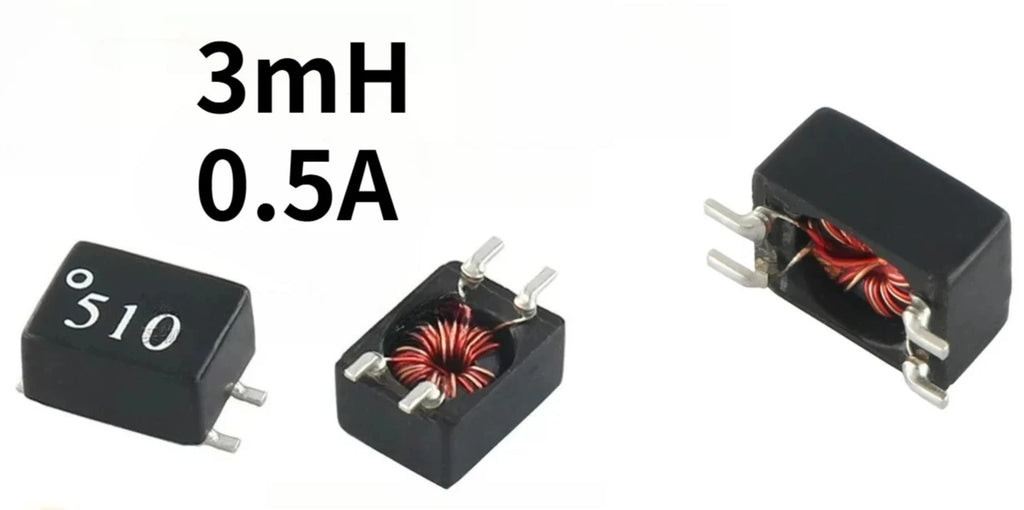 3mH 0.5A SMD 4 Pin Common Mode Choke 51UH High Frequency EMI Filter Replacement for SF0904-510