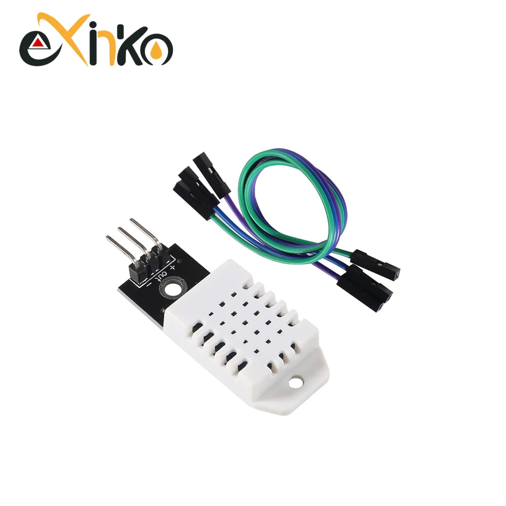 10pcs Digital Temperature and Humidity Sensor DHT22 AM2302 Module+PCB with Cable For Arduino