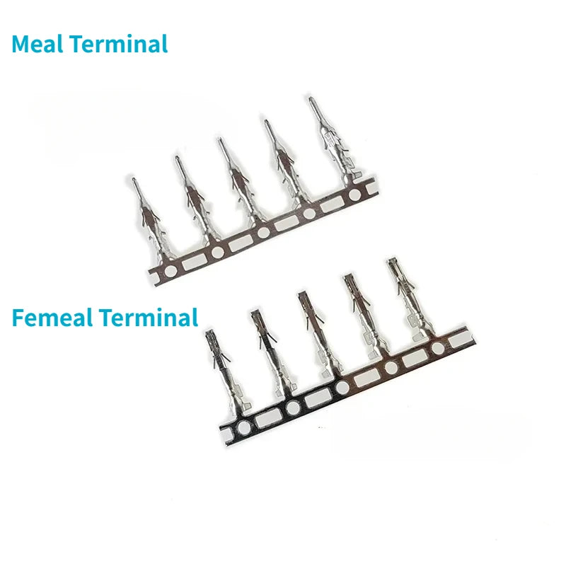 10Set Molex 3.0mm Double Row Connector Plug-in Male Female Housing Terminals 2*1/2/3/4/5/6/7/8/9/10/11/12P