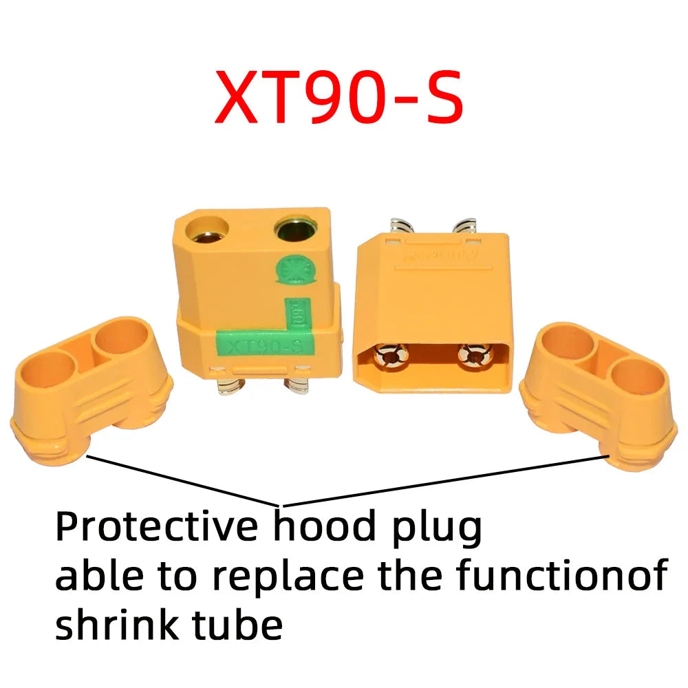 Amass XT90S XT90-S xt90 XT90S Connector Anti-Spark Male Female Motor Adapter for Battery ESC and Charger Lead for RC Car Truck