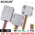 RCNUN Booster 12V to 24V 19V 3A 5A 10A 15A 20A Step-up DC Converter 12 Volt to 19 Volt Boost Module Car Laptop Power Supply