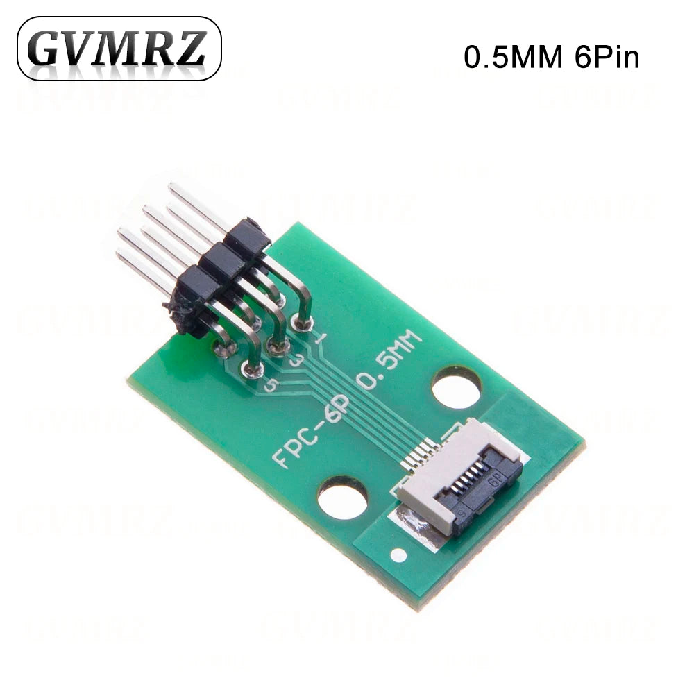 0.5mm 1.0mm pitch Connector SMT Adapter to 2.54mm hole FPC FFC Cable Welded board With Pin / Empty Board 6P 8P 10P 12P 20P 24P
