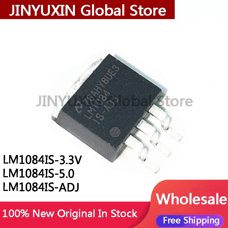 10Pcs LM1084IS LM1084IS-3.3V LM1084IS-5.0 LM1084IS ADJ LM1084 Low Dropout Regulator Patch TO-263 IC Chip In Stock Wholesale