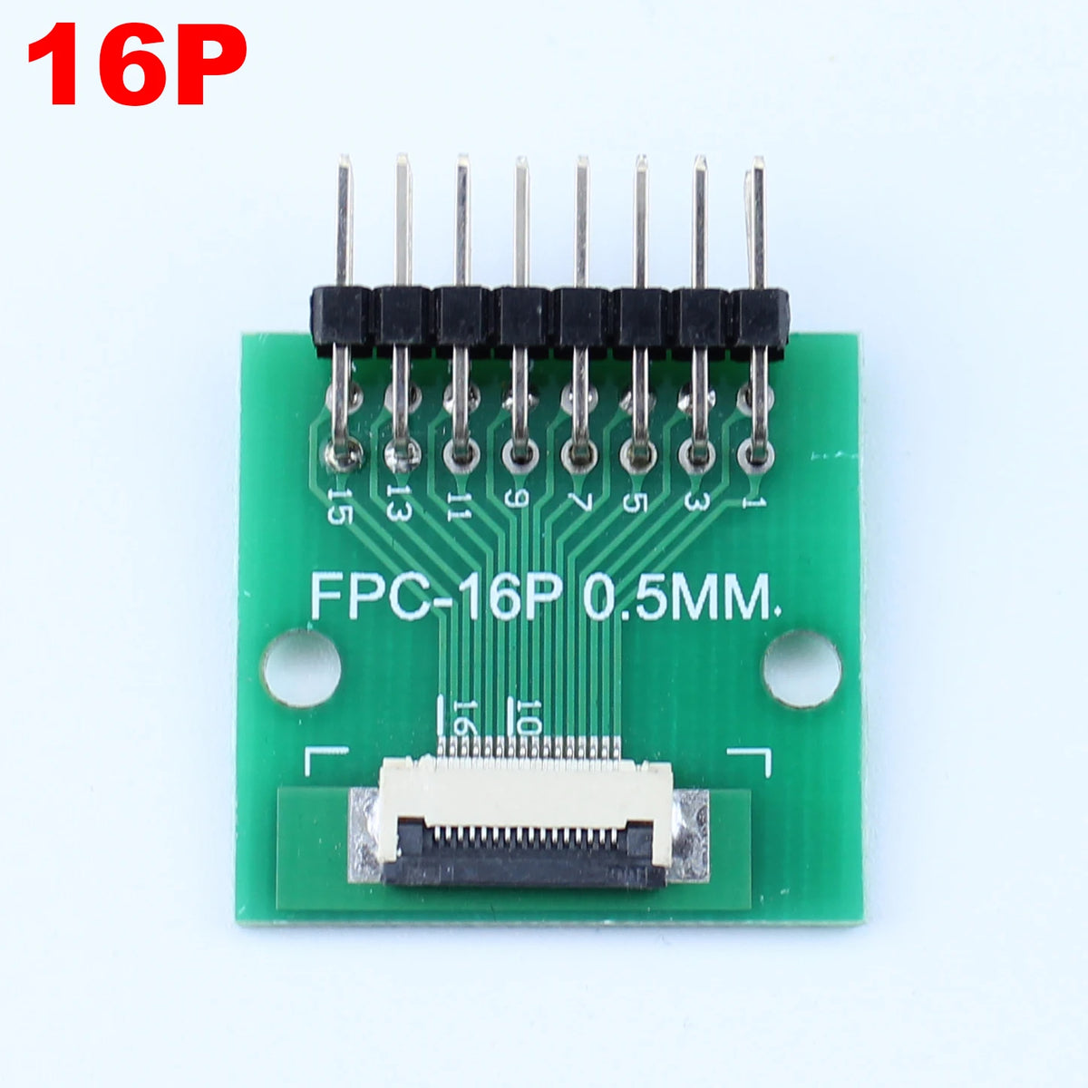 1pcs 4P-- 50P 0.5mm Pitch Connector SMT Adapter to 2.54mm 1.00 Inch Hole FPC FFC Cable Welded Board + Double Row Straight Pin