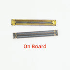 5-20Pcs LCD Display Screen Flex FPC Connector For Samsung Galaxy A12 A125 A125F A125F/DS USB Charger Charging Plug 78 Pin