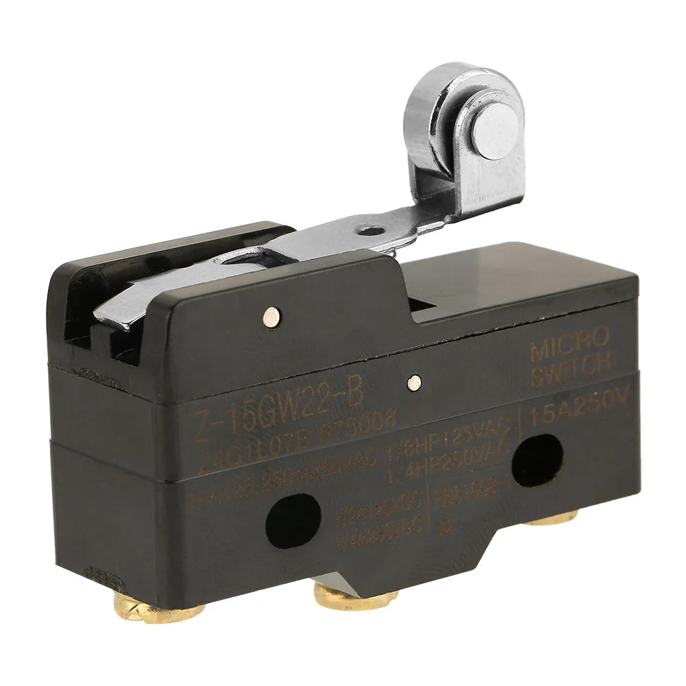 10Pcs Z-15GW22-B Miniature Snap Action Switch Micro Limit Switch Momentary Type Switch 250V 15A