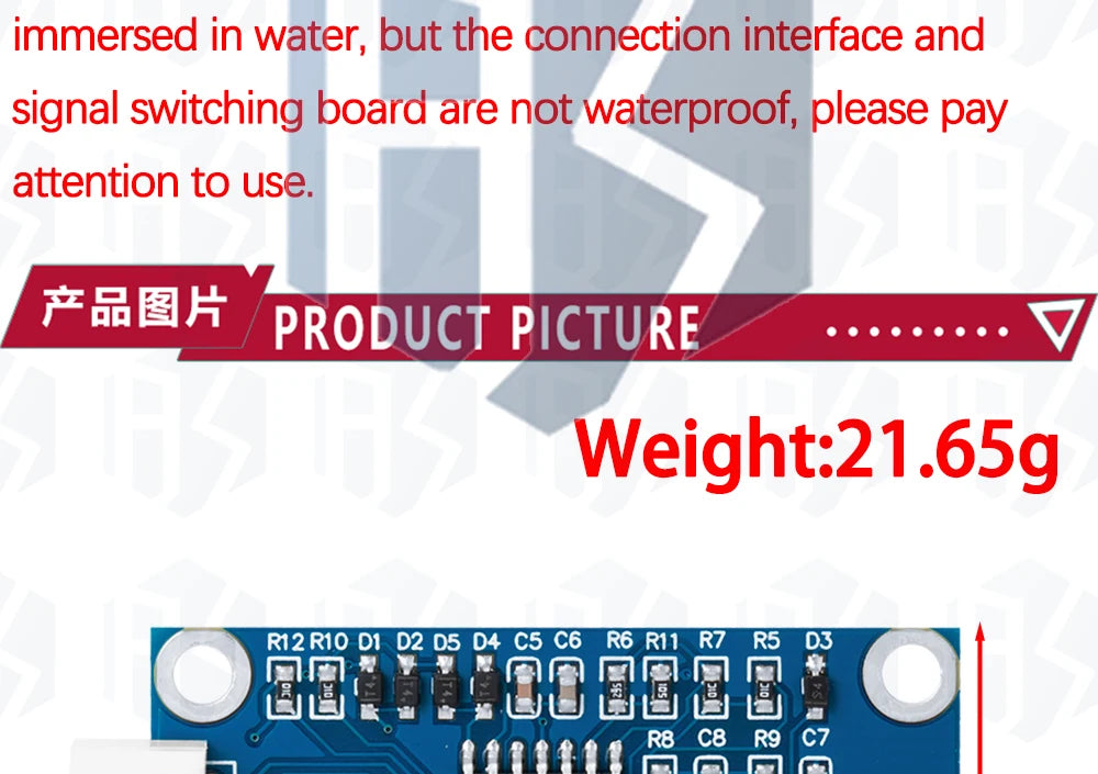 TDS Sensor Module Dissolved Solids Analog Signal Soluble Solid Water Quality Detection DS18B20 Temperature for Arduino 51/STM32