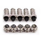 1Set/lot GX12 2/3/4/5/6/7 Pin Male + Female 12mm L88-93 Circular Aviation Socket Plug Wire Panel Connector