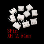 100Pcs JST XH 2.54mm Pitch 2/3/4/5 Pin Plastic Shell Male Plug Female Jack Socket Terminals Housing Wire Connector XH2.54 White